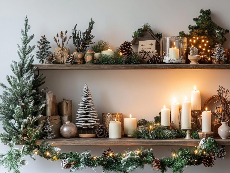 Unique Christmas Shelf Styling Ideas for a Festive Home